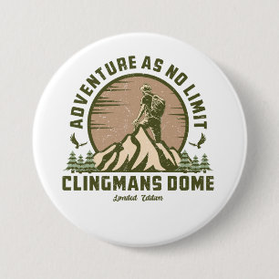 Badge Rond 7,6 Cm T-shirt de randonnée à Dôme de Clingmans Retro