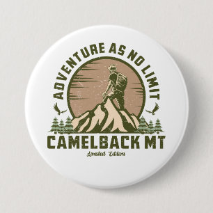 Badge Rond 7,6 Cm T-shirt de randonnée de montagne Camelback