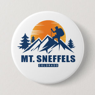 Badge Rond 7,6 Cm T-shirt de randonnée du Mont Sneffels