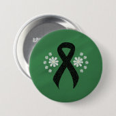 Badge Rond 7,6 Cm Tableau noir ruban (Devant & derrière)