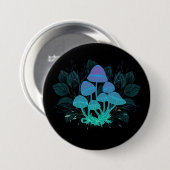 Badge Rond 7,6 Cm Tabourets dans Bushes (Devant & derrière)