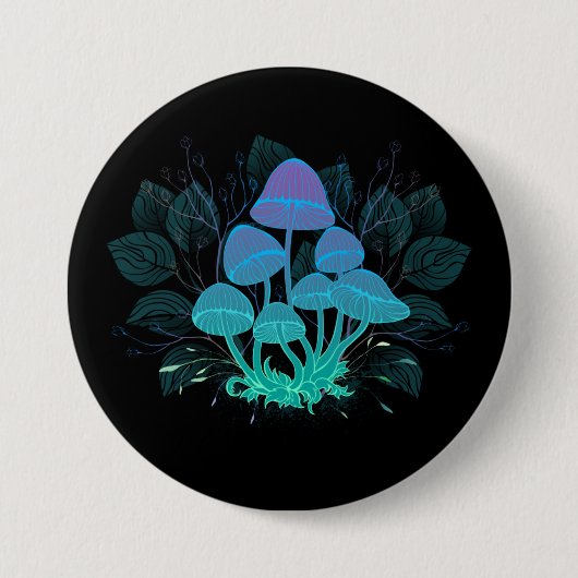 Badge Rond 7,6 Cm Tabourets dans Bushes (Devant)