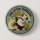 Badge Rond 7,6 Cm Tamandua Anteater (Devant)