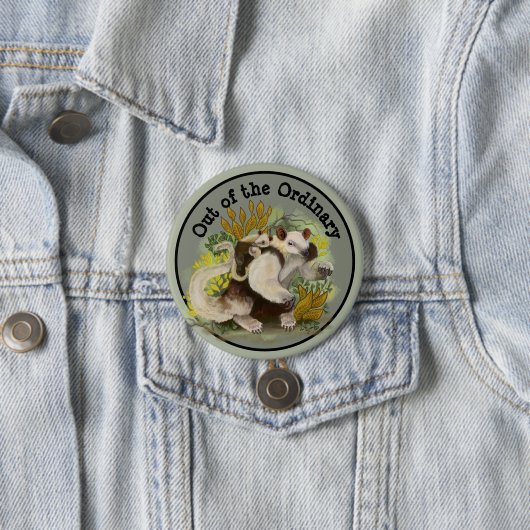 Badge Rond 7,6 Cm Tamandua Anteater (En situation)