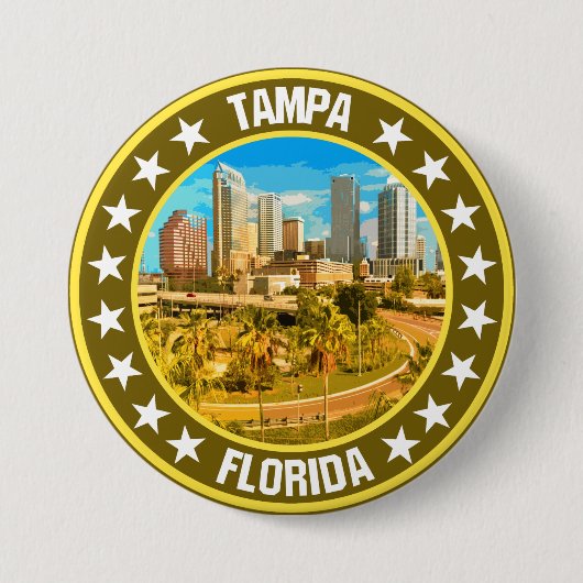 Badge Rond 7,6 Cm Tampa (Devant)