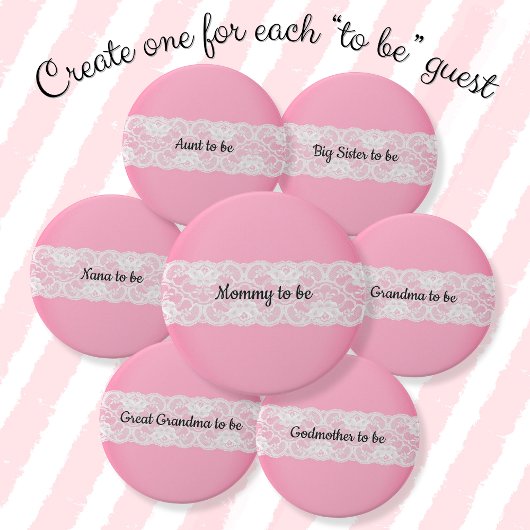 Badge Rond 7,6 Cm Tante