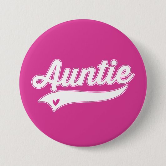 Badge Rond 7,6 Cm Tante (Devant)