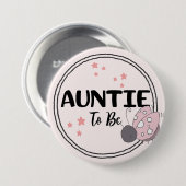 Badge Rond 7,6 Cm Tante amour d'être (Devant & derrière)