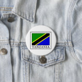 Badge Rond 7,6 Cm Tanzanie (En situation)