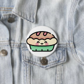 Badge Rond 7,6 Cm tarte de noël (En situation)