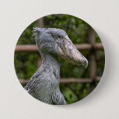 Badge Rond 7,6 Cm Taupe (Balaeniceps rex) (Devant)
