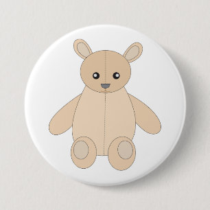 Badge Rond 7,6 Cm Teddy Bear