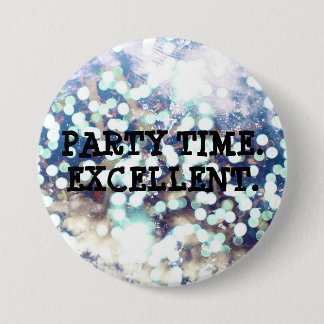 Badge Rond 7,6 Cm Temps de partie. Excellent
