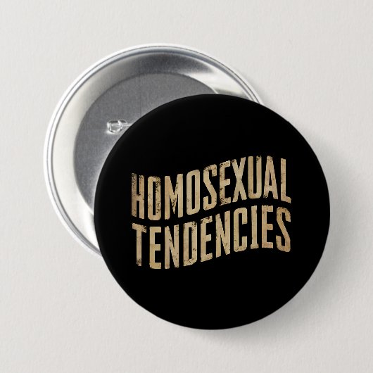 Badge Rond 7,6 Cm Tendances homosexuelles Fierté lesbienne gay LGBTQ (Devant & derrière)