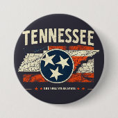 Badge Rond 7,6 Cm Tennessee (Devant)