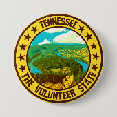 Badge Rond 7,6 Cm Tennessee (Devant)