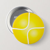 Badge Rond 7,6 Cm Tennis (Devant & derrière)