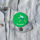 Badge Rond 7,6 Cm Tennis (En situation)