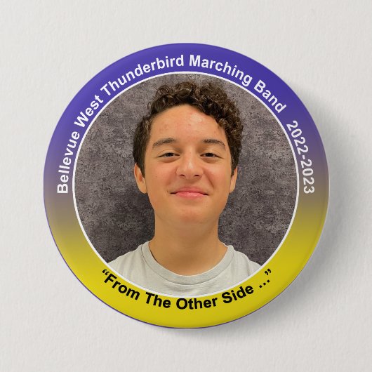 Badge Rond 7,6 Cm Tenor Sax Noah 12 (Devant)