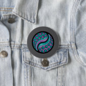 Badge Rond 7,6 Cm Tentacle Yin Yang (En situation)