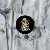 Badge Rond 7,6 Cm Tentative d'assassinat de Trump Trump 2024 Vous av (En situation)