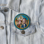 Badge Rond 7,6 Cm Terriers et Webb pour 2016 (En situation)