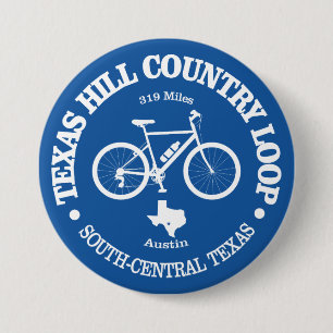 Badge Rond 7,6 Cm Texas Hill Country (cyclisme)
