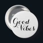 Badge Rond 7,6 Cm Texte Et Couleurs Personnalisables Good Vibes<br><div class="desc">N'oubliez pas : Good Vibes seulement ! énergie Vous obtenez ce sur quoi vous vous concentrez, alors laissez cette oeuvre être votre joyeux rappel de se concentrer sur le bien! Pour mieux comprendre ce phénomène de manifestation "pensées deviennent choses", consultez les enseignements d'Abraham-Hicks de la Loi de l'Attraction, disponibles sous...</div>