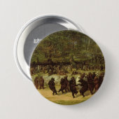 Badge Rond 7,6 Cm The Bear Dance Painting (Devant & derrière)