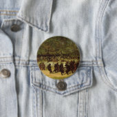 Badge Rond 7,6 Cm The Bear Dance Painting (En situation)