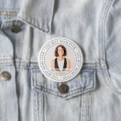 Badge Rond 7,6 Cm The Best Mama Ever Modern Classic (En situation)