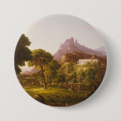 Badge Rond 7,6 Cm Thomas Cole  Rêve d'Arcadie (Devant)