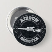 Badge Rond 7,6 Cm Tireur d'arme à feu (Devant & derrière)