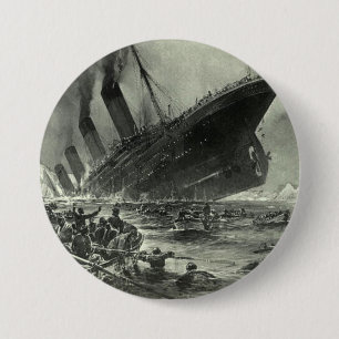 Badge Rond 7,6 Cm Titanic de RMS