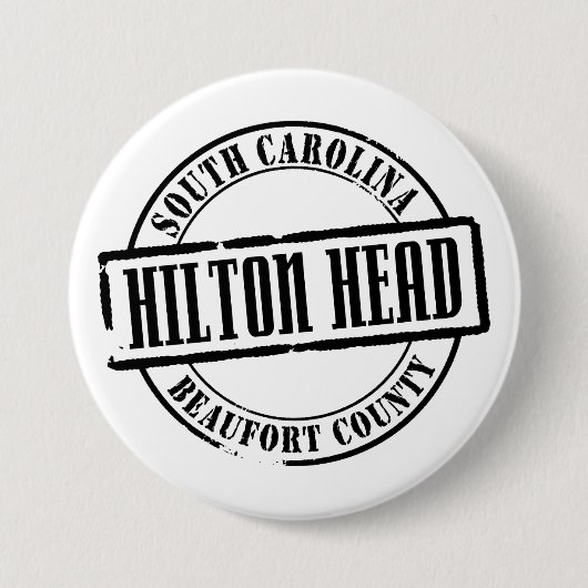 Badge Rond 7,6 Cm Titre de Hilton Head (Devant)