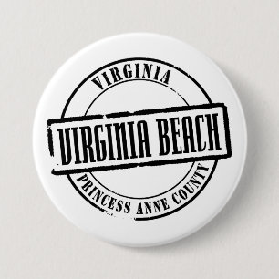 Badge Rond 7,6 Cm Titre de Virginia Beach