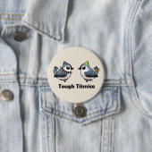 Badge Rond 7,6 Cm Titsouris dur (En situation)