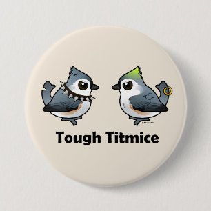Badge Rond 7,6 Cm Titsouris dur