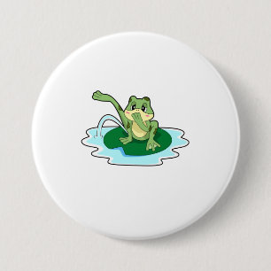 Badge Rond 7,6 Cm Toilette de grenouille