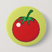 Badge Rond 7,6 Cm Tomato rouge (Devant)