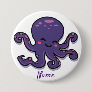 Badge Rond 7,6 Cm Tonnerre-Cove mignonne pourpre