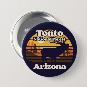 Badge Rond 7,6 Cm Tonto National Forest Arizona