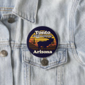 Badge Rond 7,6 Cm Tonto National Forest Arizona (En situation)