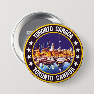 Badge Rond 7,6 Cm Toronto