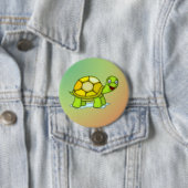 Badge Rond 7,6 Cm Tortue (En situation)