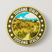 Badge Rond 7,6 Cm Toscane (Devant)
