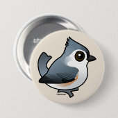 Badge Rond 7,6 Cm Touffé (Devant & derrière)