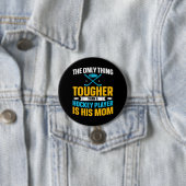 Badge Rond 7,6 Cm Tough Hockey Maman (En situation)