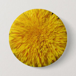 Badge Rond 7,6 Cm Tournesol d'ours de nounours