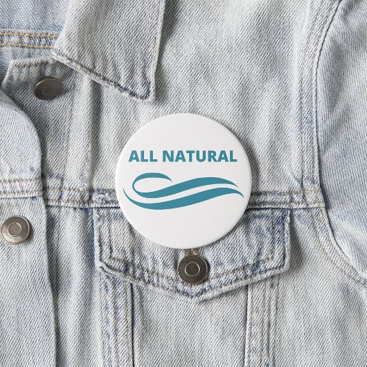 Badge Rond 7,6 Cm Tout le minimalisme naturel Conception écologique 